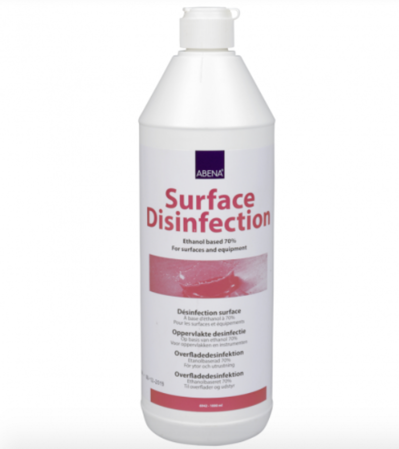 Dezinfectant de suprafete 70% alcool flacon 1L – Abena sanito.ro imagine 2022 depozituldepapetarie.ro